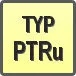 Piktogram - Typ: PTRu